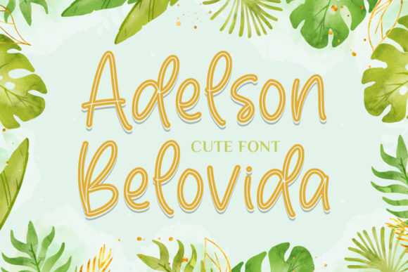 Adelson Belovida: A Charming Script Font for Editorial Design
