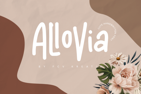 Allovia: A Handwritten Font for Polished Branding