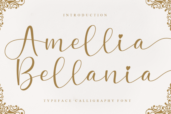 Amellia Bellania: A Handwritten Font for Elegant Branding