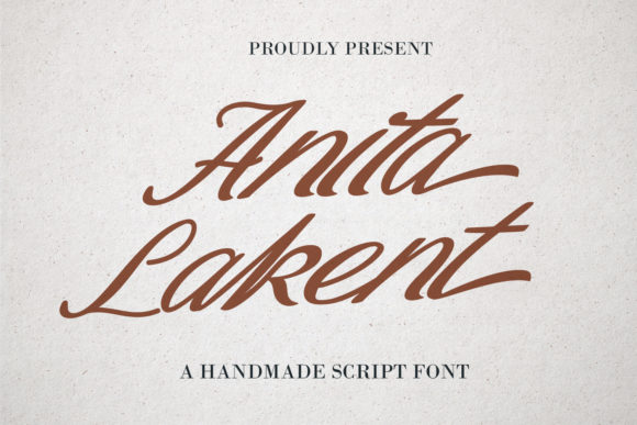 Anita Lakent: A Handwritten Font for Editorial Elegance
