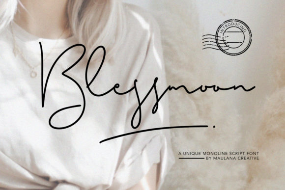 Blessmoon: A Stylish Handwritten Font for Modern Campaigns