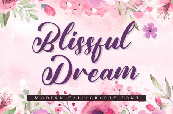 Blissful Dream: A Handwritten Font for Elegant Web Design