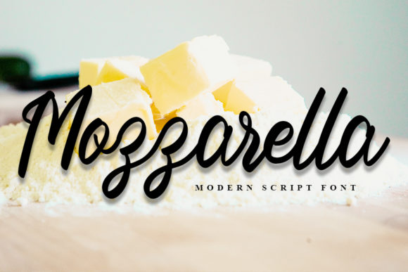 Bring Charm to Your Handmade Creations with Mozzarella Font