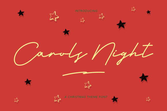 Carols Night: A Font for Festive and Polished Branding