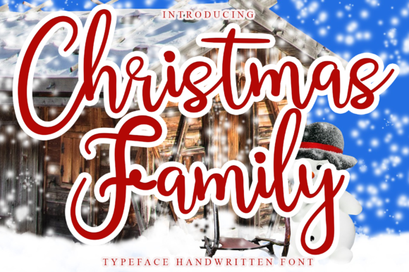 Christmas Family: A Delicate Handwritten Font for Web Design