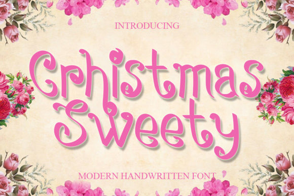 Christmas Sweety: A Handwritten Font for Elegant Web Design