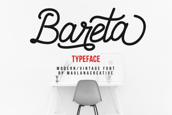 Discover Bareta: The Perfect Font for Handmade Creations