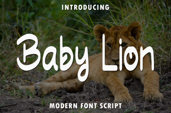 Discover the Elegance of Baby Lion: A Handwritten Typeface for Web Design
