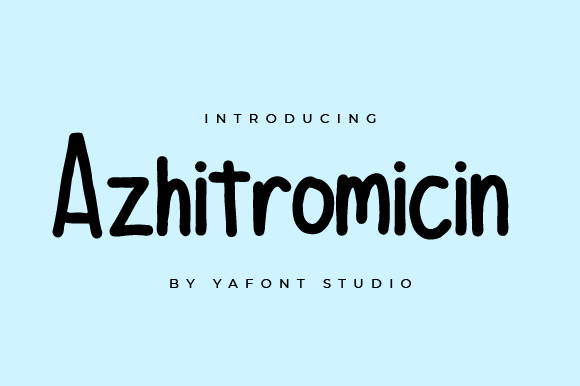 Discovering Azhitromicin: A Handwritten Font for Editorial Elegance