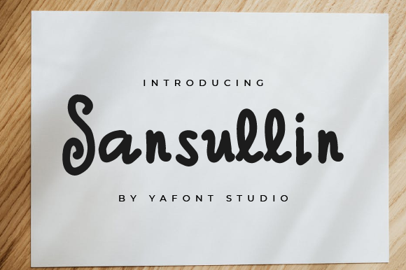 Discovering Sansullin: A Perfect Handwritten Font for Branding