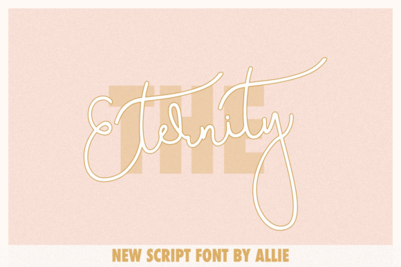 Elevate Your Brand with Eternity: A Stylish Handwritten Font