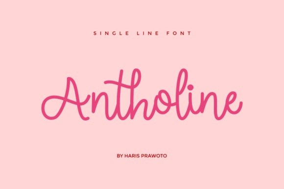 Enhance Your Brand with Antholine: A Joyful Handwritten Font