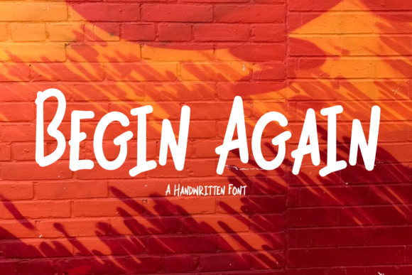 Enhance Your Brand with Begin Again Handwritten Font
