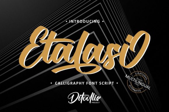 Enhance Your Brand with Etalasi: A Bold Handwritten Font