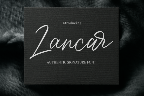 Enhance Your Brand with Lancar: A Premium Handwriting Font