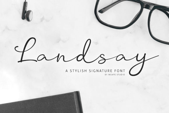 Enhance Your Brand with Landsay: A Stylish Calligraphy Font
