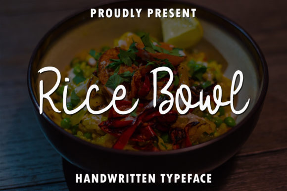Enhance Your Brand with Rice Bowl: A Charming Handwritten Font