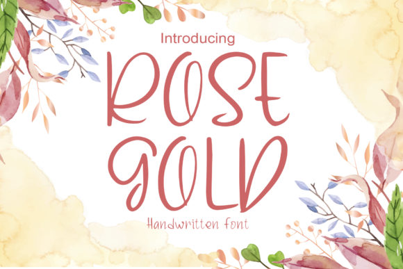 Enhance Your Brand with Rose Gold: A Trendy Handwritten Font