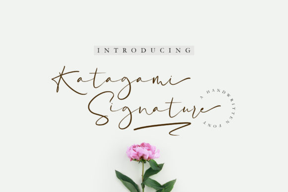 Enhancing Web Design with Katagami Signature Font