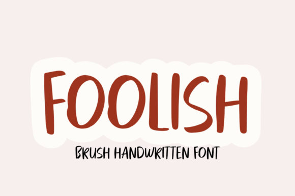 Foolish: A Playful Handwritten Font for Editorial Charm