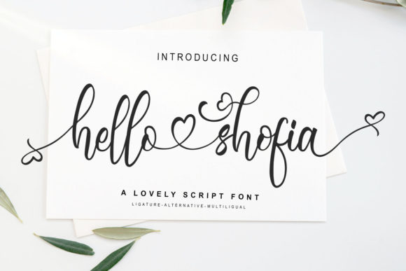 Hello Shofia: A Charming Handwritten Font for Elegant Design