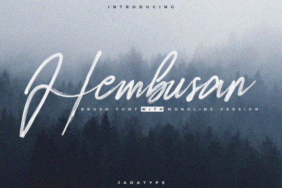 Hembusan: A Versatile Script Font for Modern Web Design