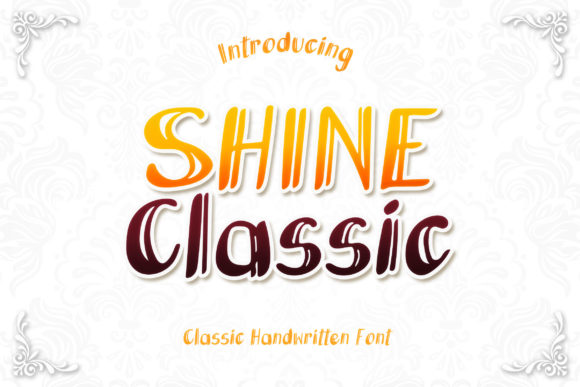Shine Classic: A Versatile Handwritten Font for Crafters