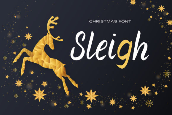 Sleigh: A Font for Elegant and Romantic Web Design