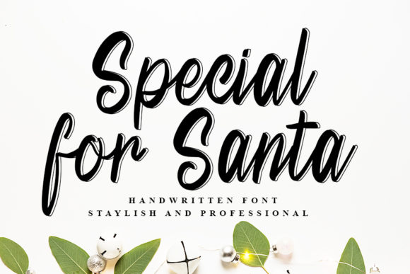Special for Santa: A Handwritten Font for Creative Makers