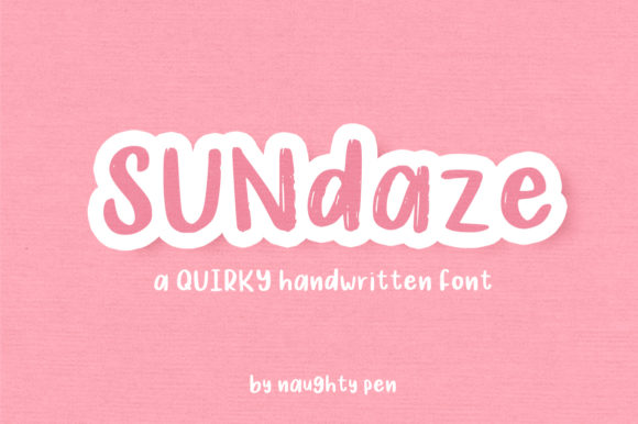 Sundaze: A Whimsical Handwritten Font for Web Design