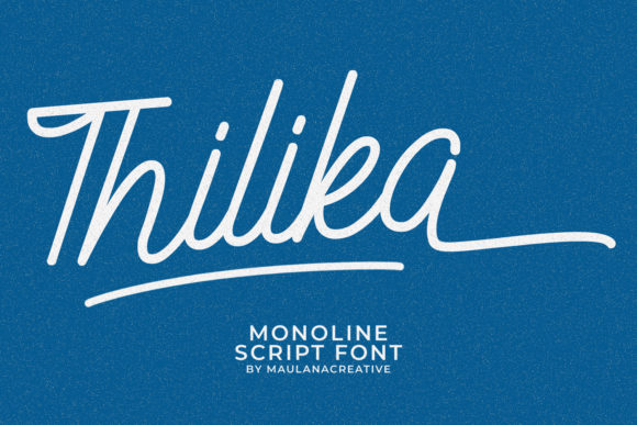 Thilika: A Script Font with Elegance and Charm