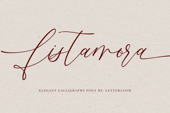 Transform Your Brand with Fistamora: A Luxurious Handwritten Font