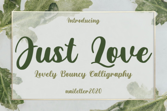 Transform Your Brand with Just Love Font