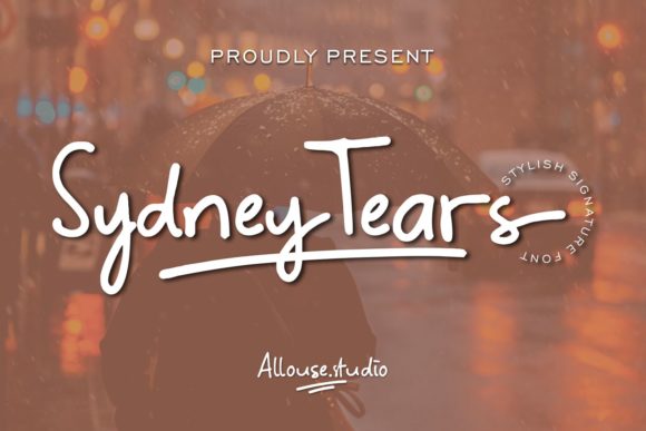 Transform Your Brand with Sydney Tears: A Handwritten Font