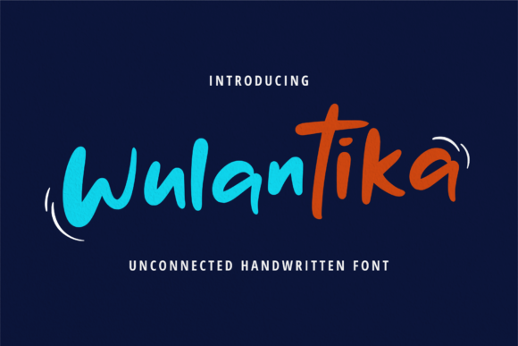 Wulantika: A Handwritten Font for Editorial Elegance